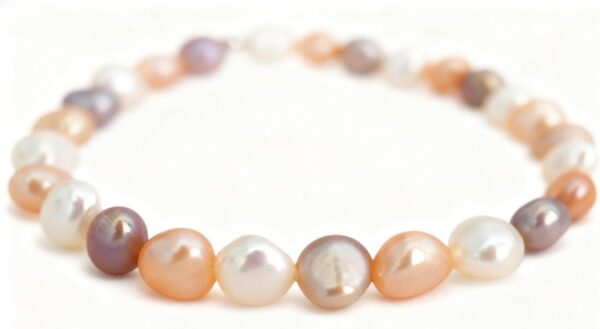 Cultured Baroque Pearl Stretch Bracelet - Multicolor product image 1
