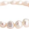 Cultured Baroque Pearl Stretch Bracelet - White product image 1 Cultured Baroque Pearl Stretch Bracelet - White product image 1
