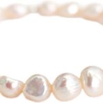 Cultured Baroque Pearl Stretch Bracelet - White product image 1 Cultured Baroque Pearl Stretch Bracelet - White product image 1