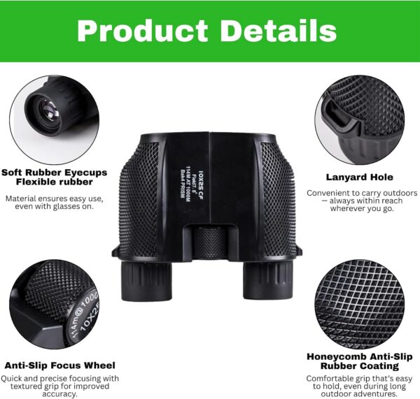 Compact 10x25 Binoculars product image 5