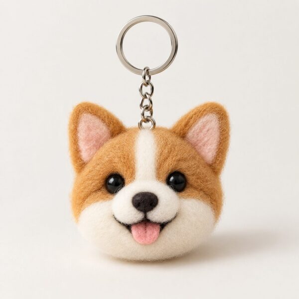 Wool Felt Pet Pendant — the fibre in detail
