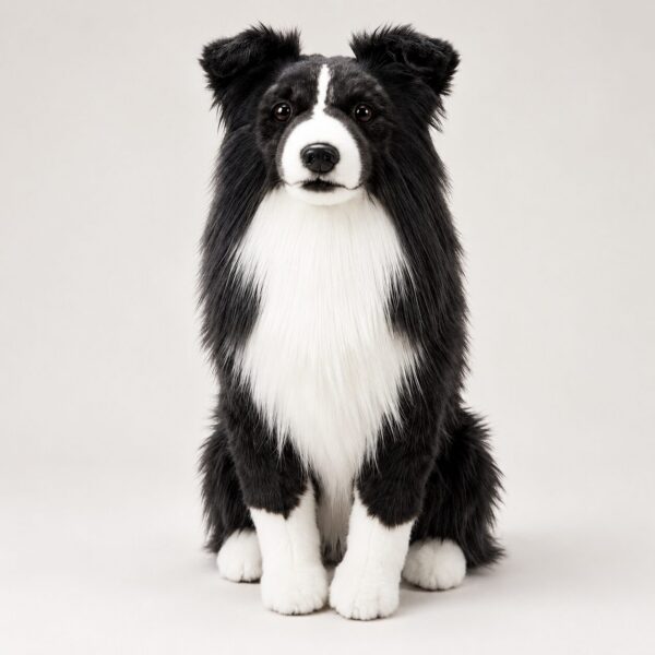 Plush Replica — sitting upright