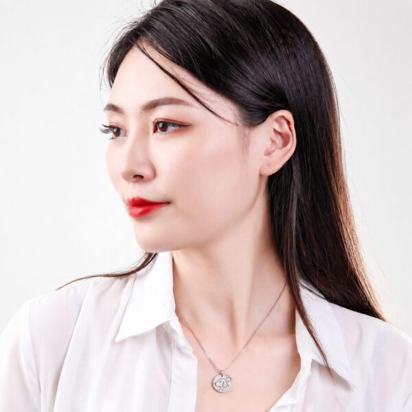 Silver Memorial Pendant — worn on a chain Silver Memorial Pendant — worn on a chain